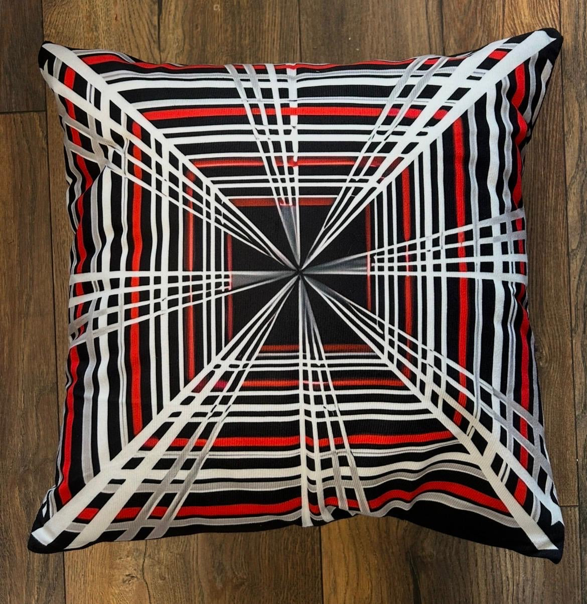 Kissen mit Plaid Symbol