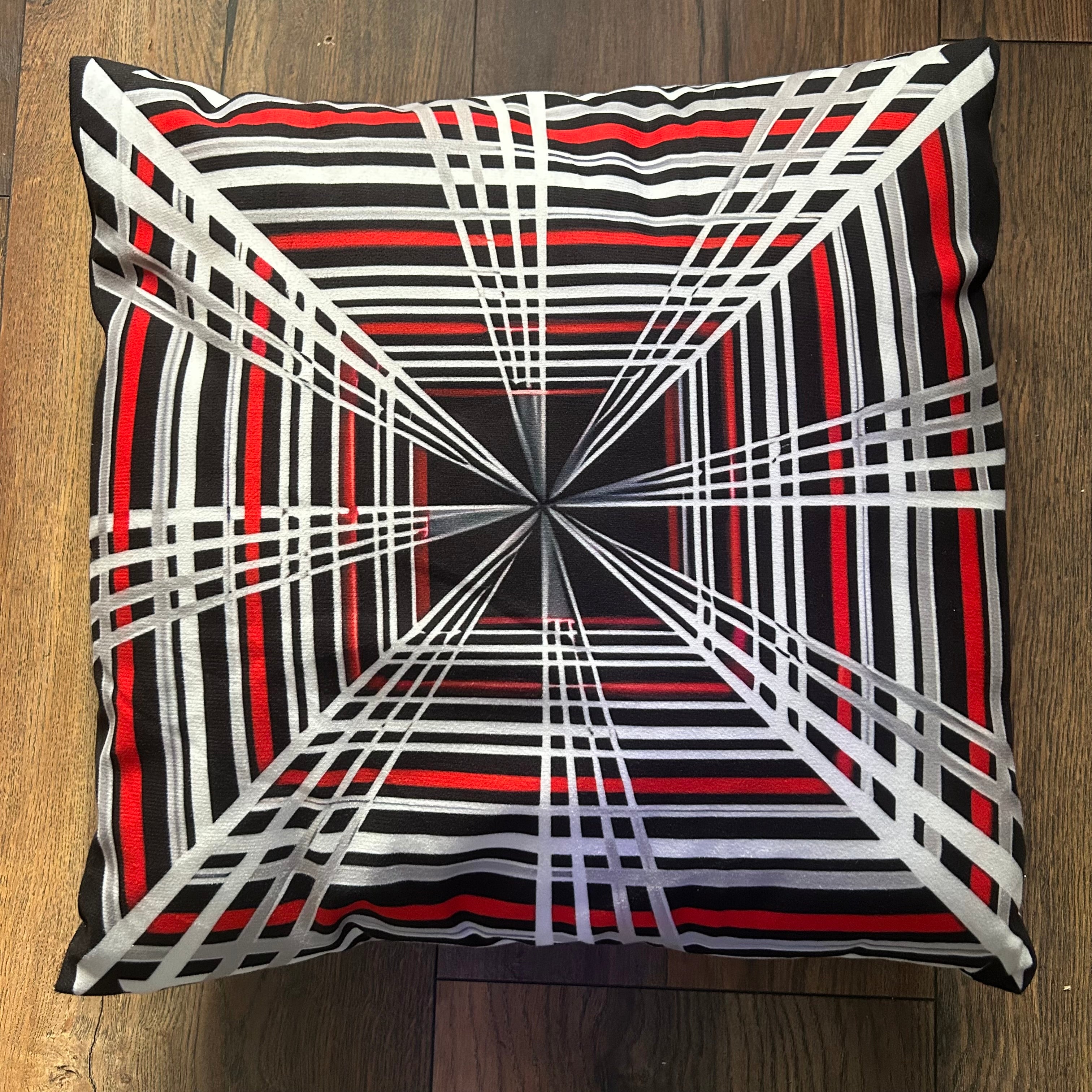 Kissen mit Plaid Symbol