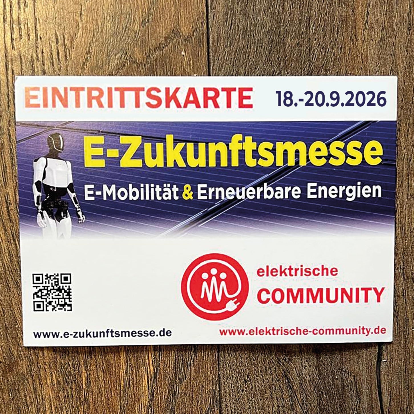 elektrische COMMUNITY 2026 – Tickets & Optionen